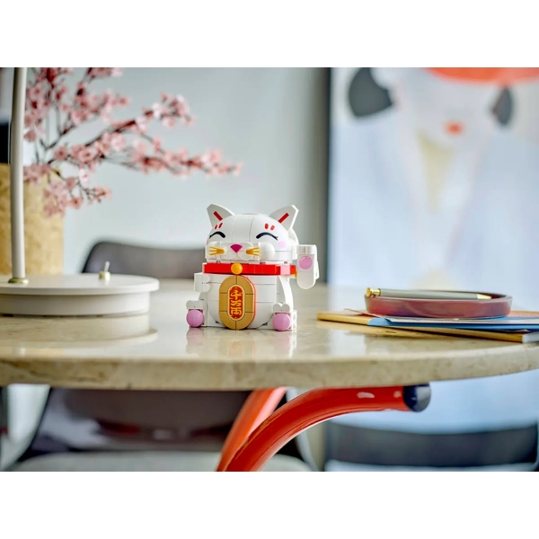 ასაწყობი კონსტრუქცია Lego 40813 Iconic Lucky Cat, Prefabricated Construction