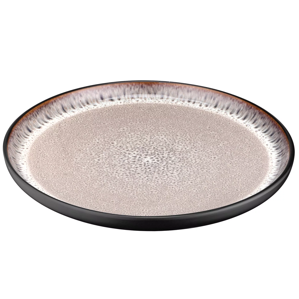 Dinner Plate Ardesto AR2927BB Bolzano, 26.6cm, Black/Brown