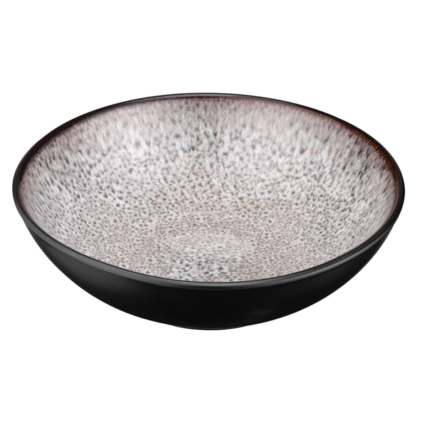 წვნიანის თეფში Ardesto AR2918BB Bolzano, 18cm, Soup plate, Black/Brown