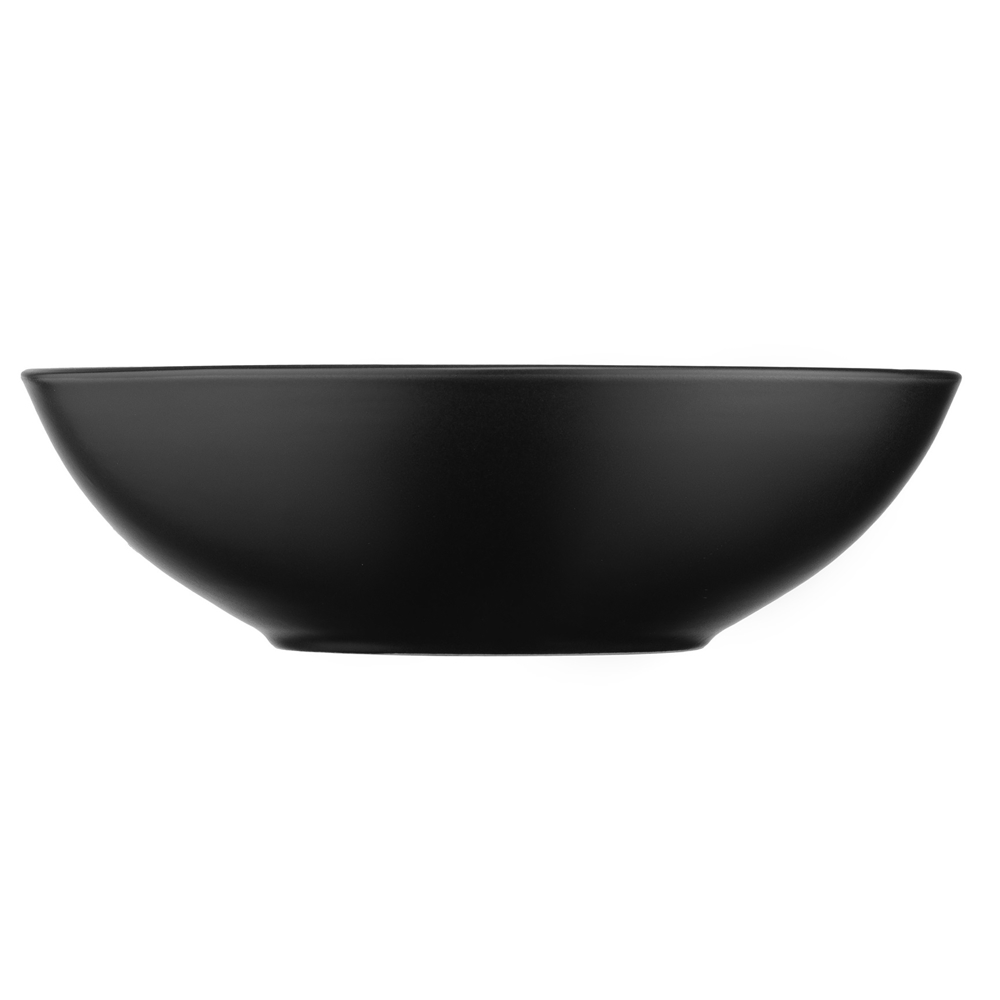 Soup plate Ardesto AR2918BB Bolzano, 18cm, Black/Brown