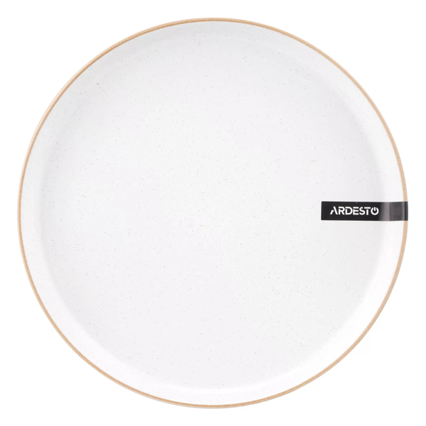 თეფში Ardesto AR2927AW Apulia, 26.6cm, Dinner Plate, White