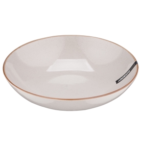 Soup Plate Ardesto AR2921AG Apulia, 20.8cm, Gray