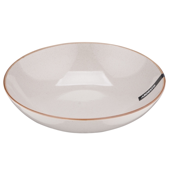 Soup Plate Ardesto AR2921AG Apulia, 20.8cm, Gray