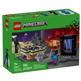 ასაწყობი კონსტრუქცია Lego 21584 Minecraft Nether & End Portal Journey, Prefabricated Construction