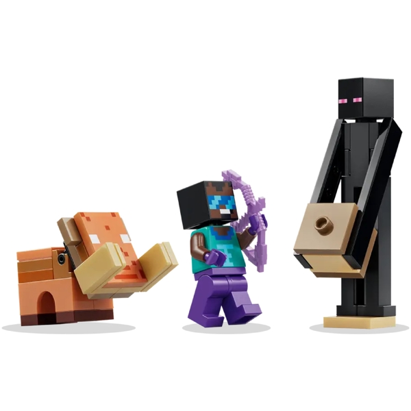 ასაწყობი კონსტრუქცია Lego 21584 Minecraft Nether & End Portal Journey, Prefabricated Construction