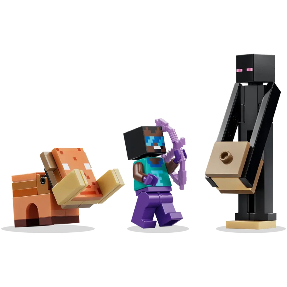 ასაწყობი კონსტრუქცია Lego 21584 Minecraft Nether & End Portal Journey, Prefabricated Construction