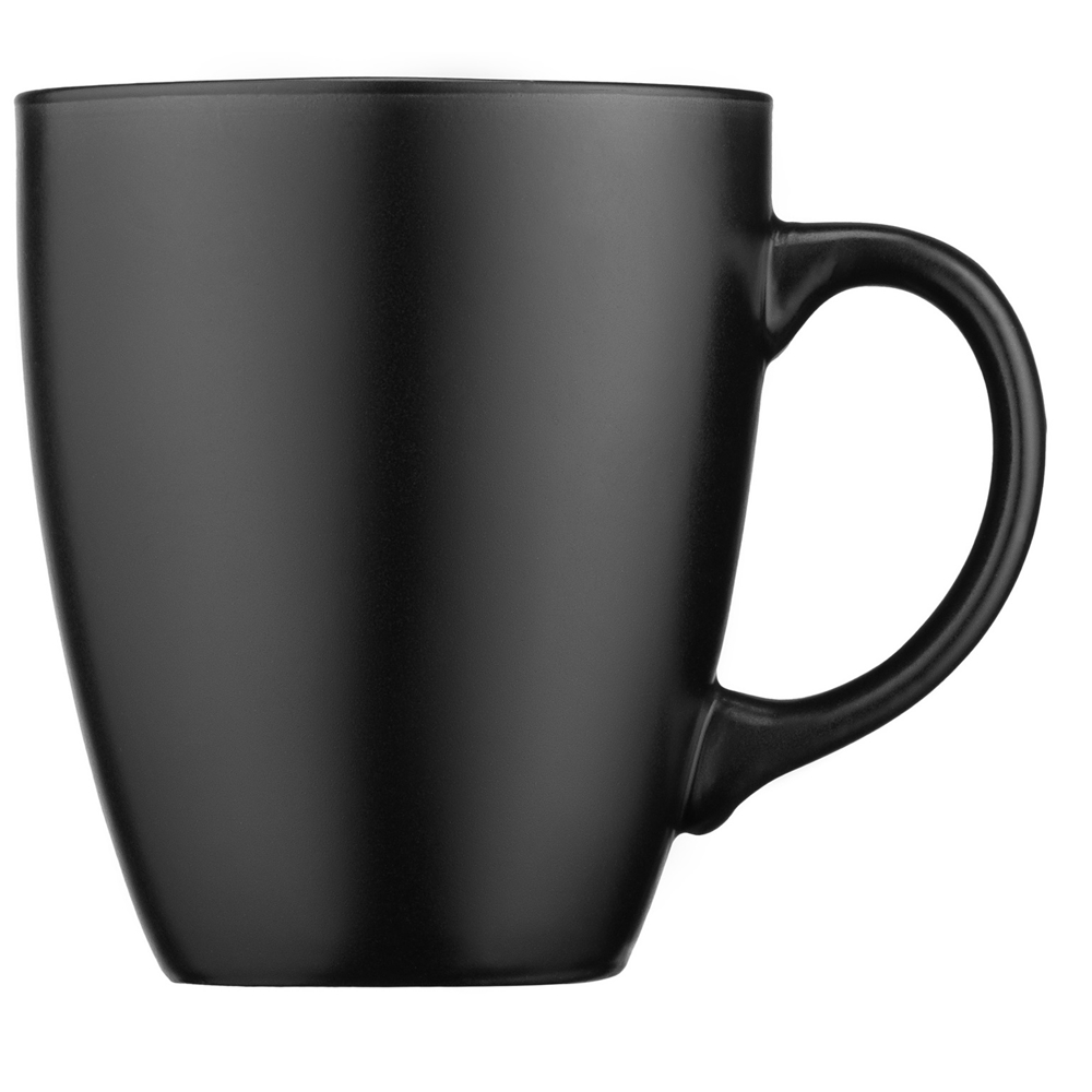ჭიქა Ardesto AR2938BB Bolzano, 0.38l, Mug, Black/Brown