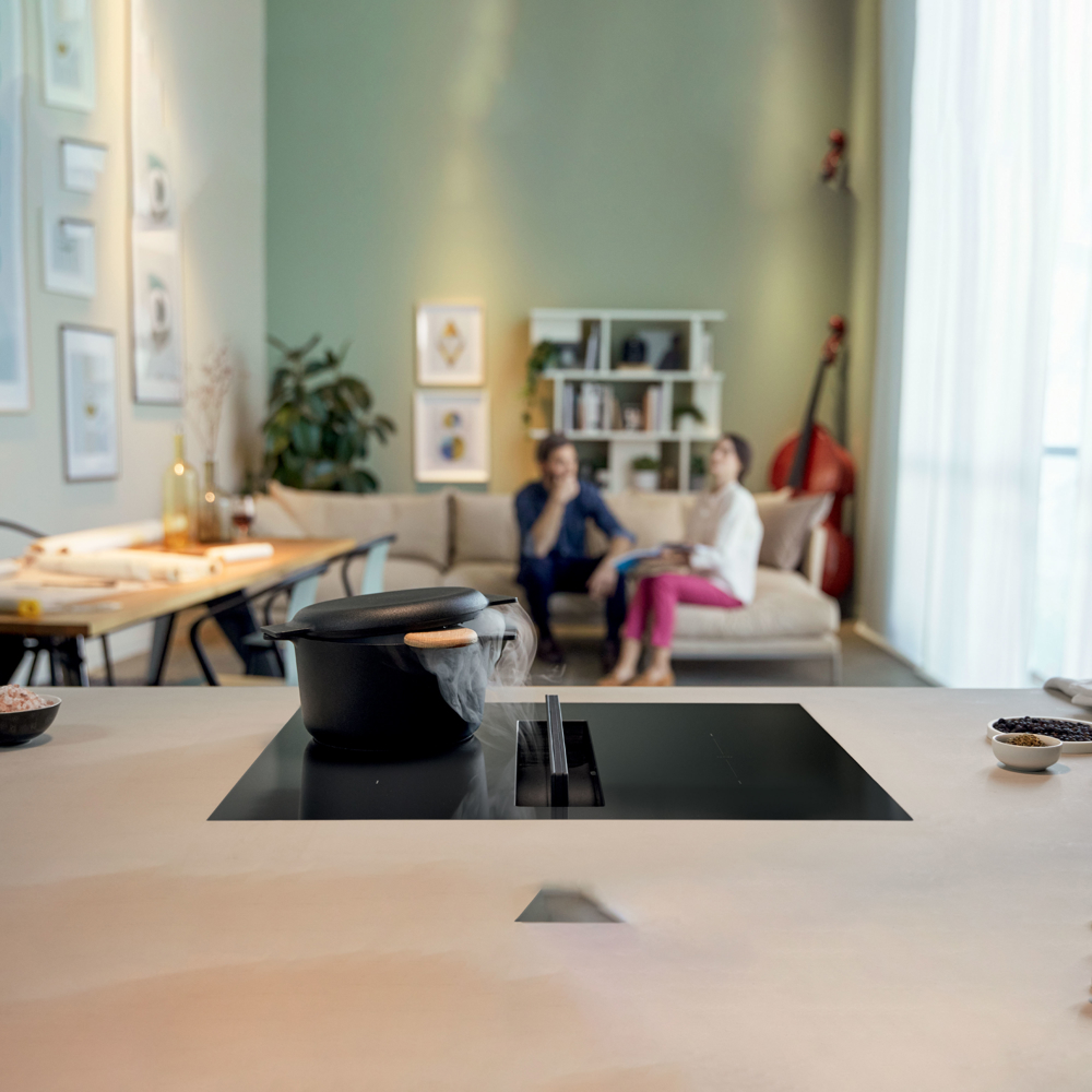 ჩასაშენებელი ინდუქციური ქურის ზედაპირი Elica NIKOLATESLA FIT BL/A/60, Built-in Induction Cooktop, Black