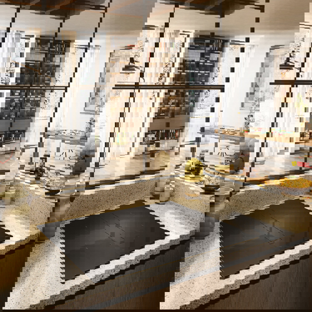 ჩასაშენებელი ინდუქციური ქურის ზედაპირი Elica NIKOLATESLA FIT BL/A/60, Built-in Induction Cooktop, Black