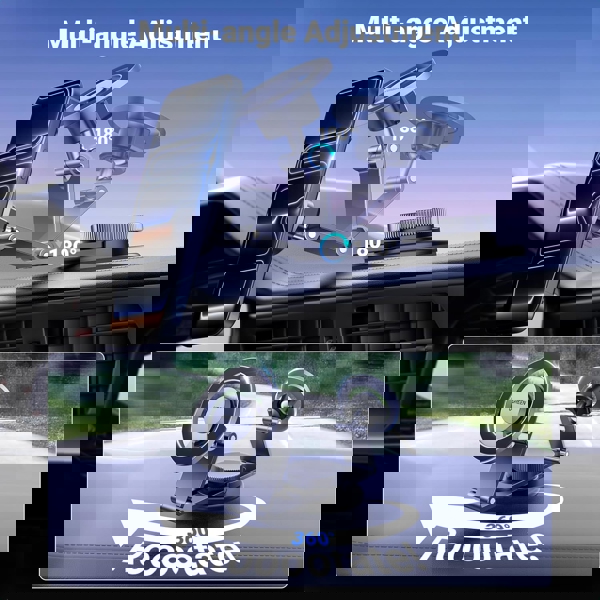 მობილურის დამჭერი UGREEN LP865 (45577), Dashboard Magnetic Car Phone Mount, Gray