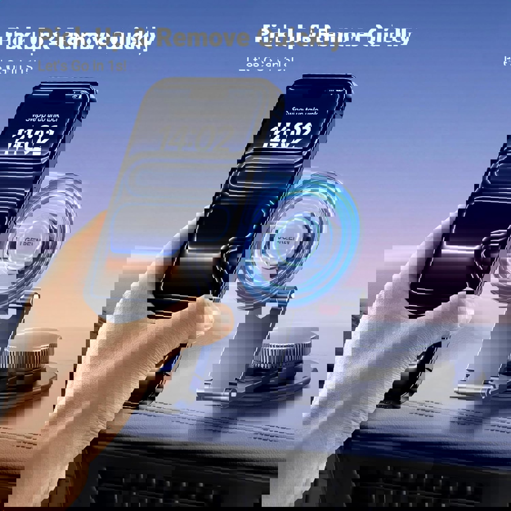 მობილურის დამჭერი UGREEN LP865 (45577), Dashboard Magnetic Car Phone Mount, Gray