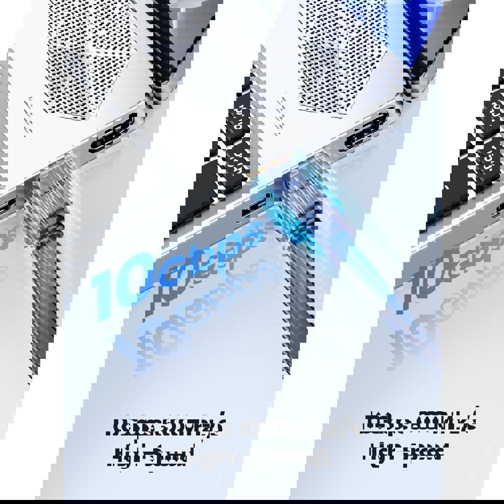 ქსელის კაბელი UGREEN NW106 (11260), CAT7 Patch Cord LAN Cable, 1m, Black