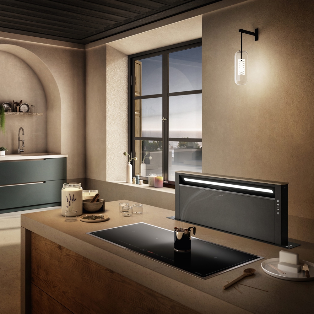 გამწოვი Elica GET UP BL MAT/A/90, 950m³/H, Hood, Black