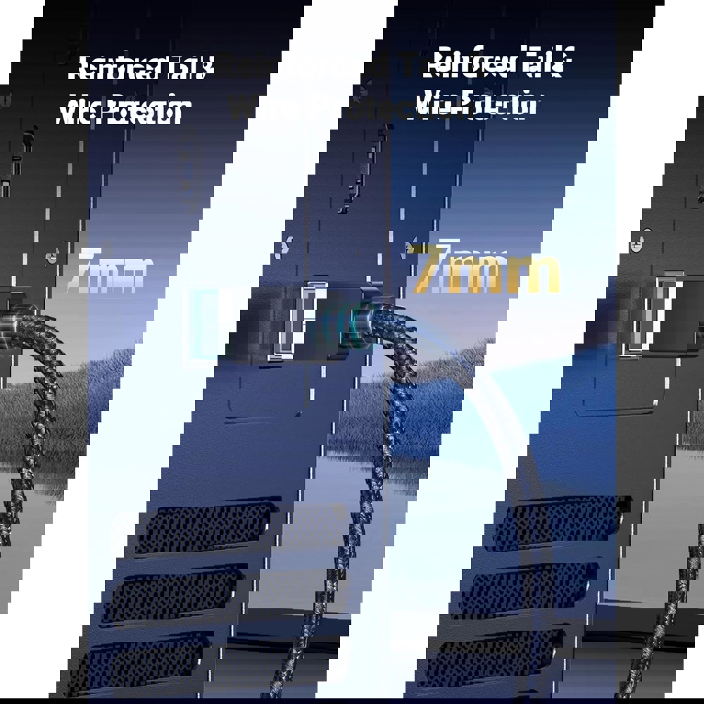 ქსელის კაბელი UGREEN NW153 (80433), CAT8 Patch Cord LAN Cable, 5m, Black