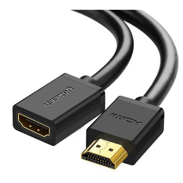 HDMI Male to Female Cable UGREEN HD107 (10145), 3m, Black