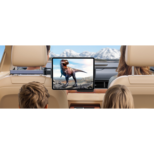 პლანშეტის დამჭერი UGREEN LP904 (55443), Car Headrest Tablet Holder, Black/Grey