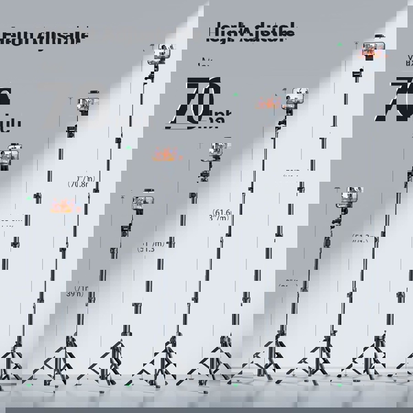 Selfie Stick Tripod UGREEN LP680 (15609), Bluetooth, Black