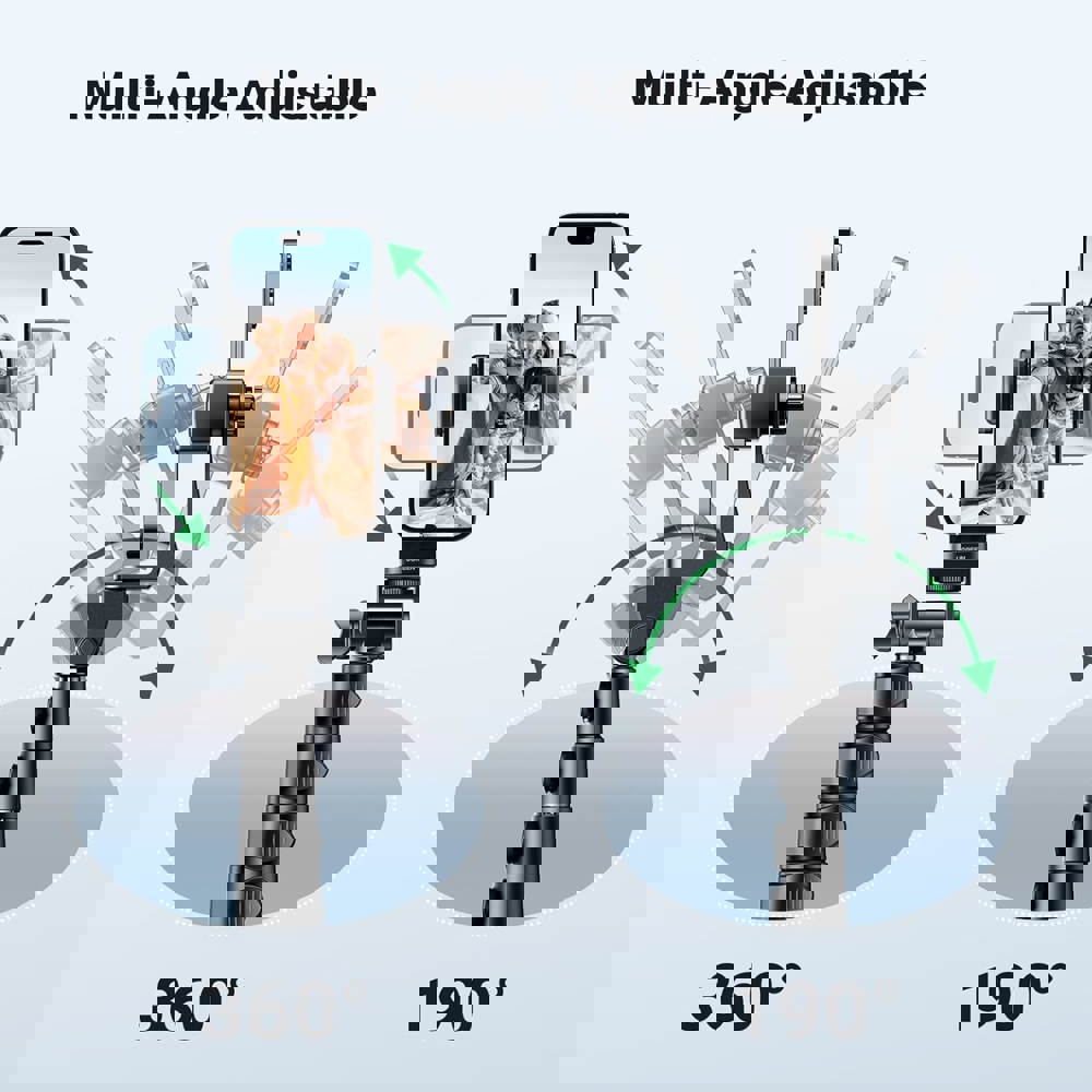 Selfie Stick Tripod UGREEN LP680 (15609), Bluetooth, Black