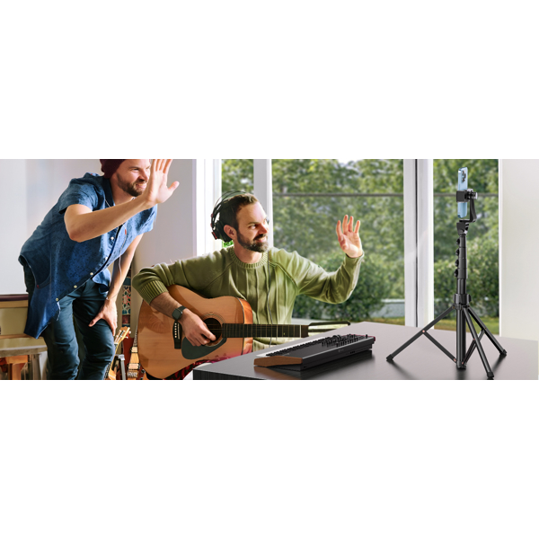 Selfie Stick Tripod UGREEN LP680 (15609), Bluetooth, Black