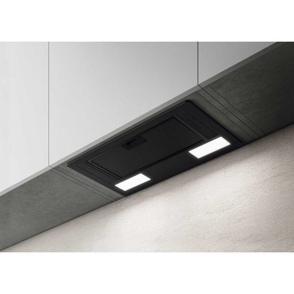 Built In Hood Elica ERA C BL/A/52, 370m³/h, Black