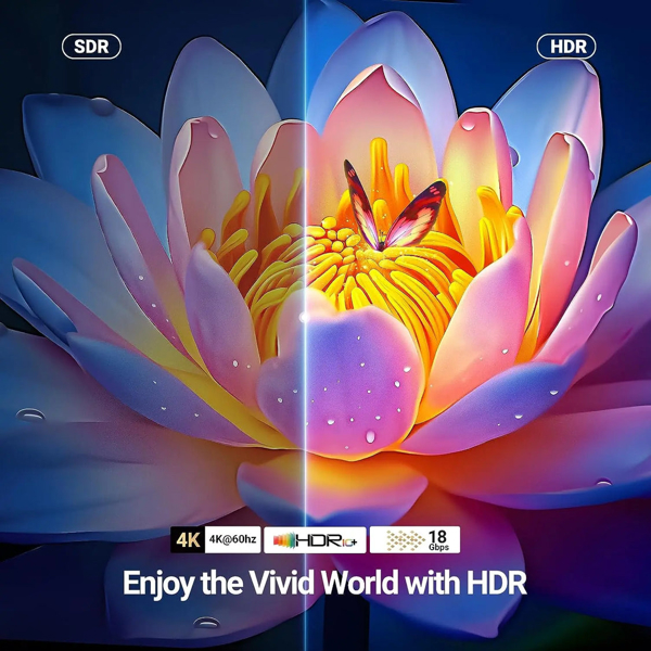 4K UHD High Speed HDMI 2.0 Cable UGREEN HD118 (40416), 10m, Black