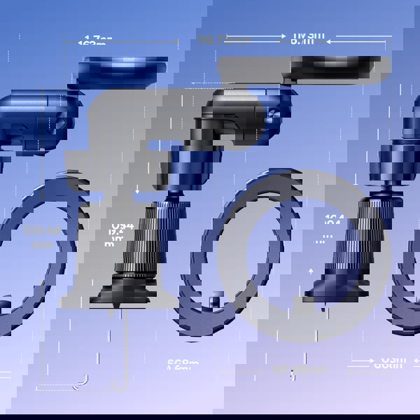 მობილურის დამჭერი UGREEN LP923 (65185), Air Vent Magnetic Car Phone Mount, Space Gray