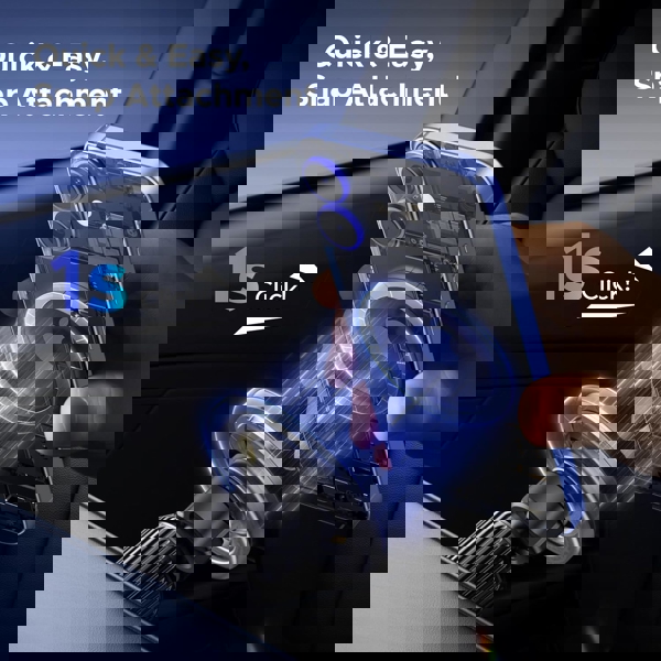 მობილურის დამჭერი UGREEN LP845 (65764), Air Vent Magnetic Car Phone Mount, Gray