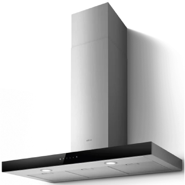 გამწოვი Elica JOY BLIX A/90 WALL, 1000m³/h, Hood, Black/Silver