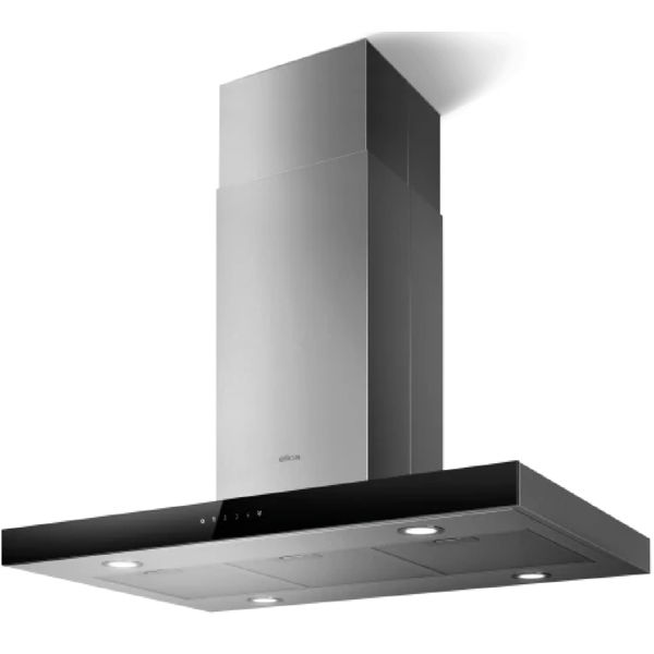 Hood Elica JOY ISLAND BLIX A/90, 1000m³/h, Black/Silver