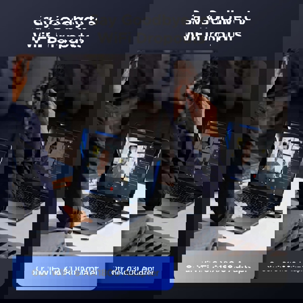 WIFI ადაპტერი UGREEN 65225 AX1800, 1201Mbps, USB Wifi6 Adapter, Black