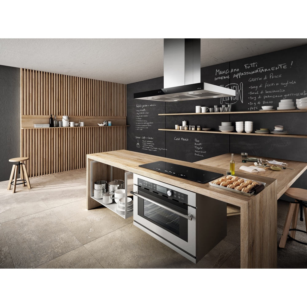 Hood Elica JOY ISLAND BLIX A/90, 1000m³/h, Black/Silver