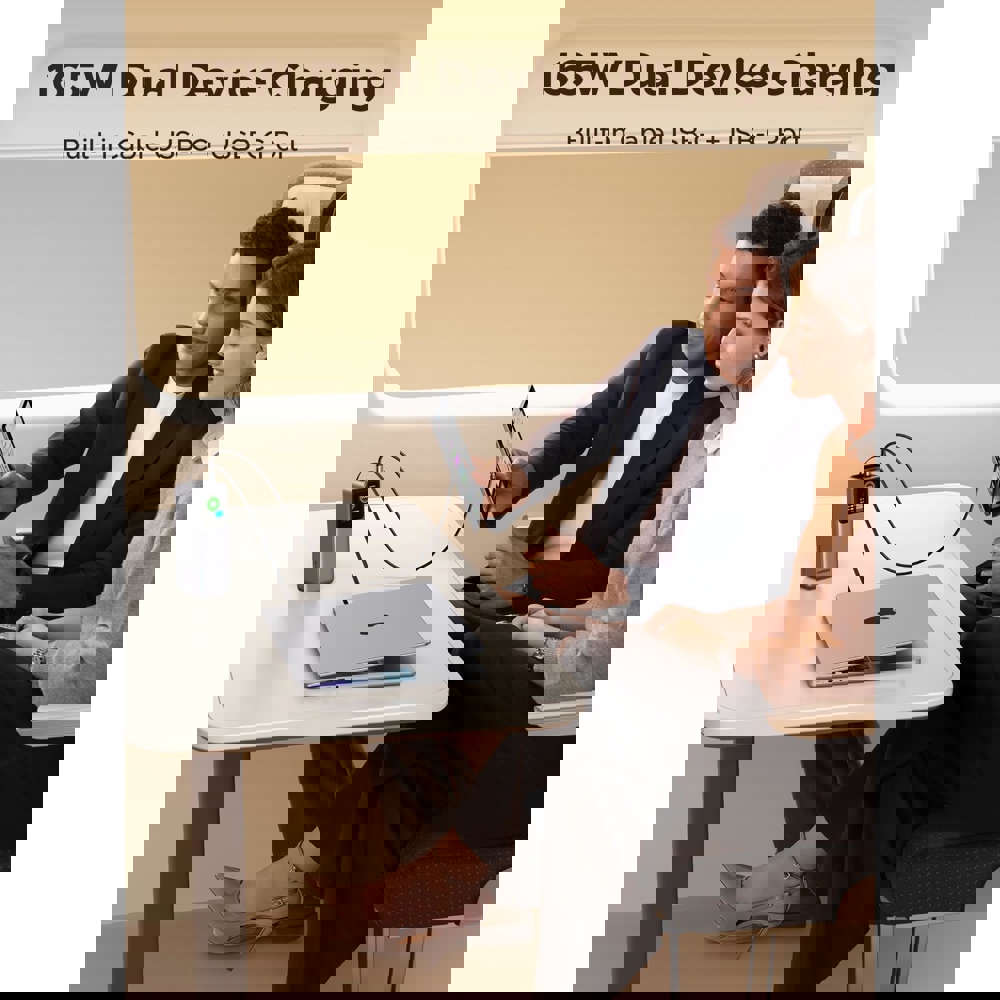 პორტატული დამტენი UGREEN PB726 (55987B) Nexode, 20000mAh, USB, Type-C, Power Bank With Retractable Type-C Cable, Grey