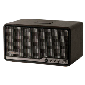 Tabletop Speaker Edifier S300, 80W, Bluetooth, WiFi (Apple AirPlay), USB-C, AUX, Black Walnut