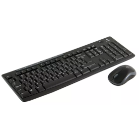 Keyboard And Mouse Logitech MK270, Wireless, USB, Black