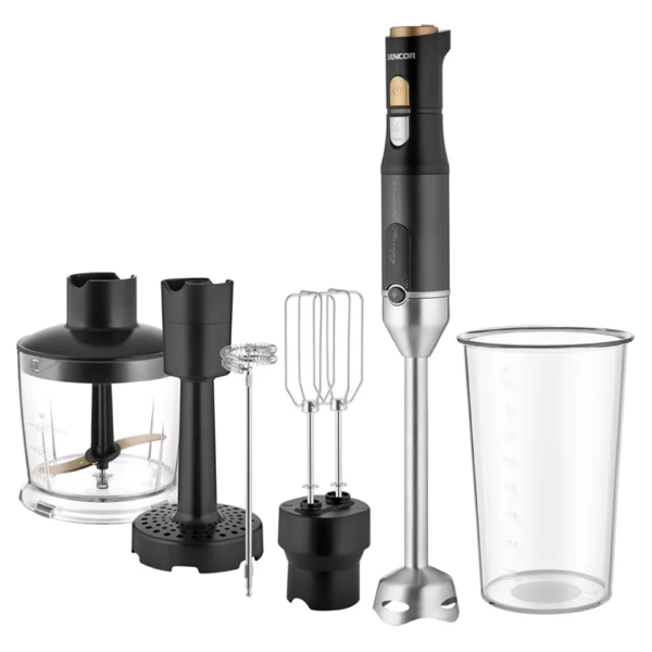 Hand Blender Sencor SHB 6442BK, 1200W, 0.8L, Black