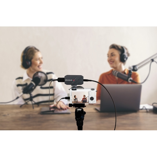 Capture Device AVerMedia 61BU113G20AX BU113G2 CamStream, Type-C, HDMI, Black