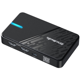 Capture Device AVerMedia 61GC311G20BD GC311G2 StreamLine MINI+, Type-C, HDMI, Black
