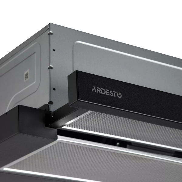 ჩასაშენებელი გამწოვი Ardesto HT-F700MBL, 450m³/h, Built In Hood, Black