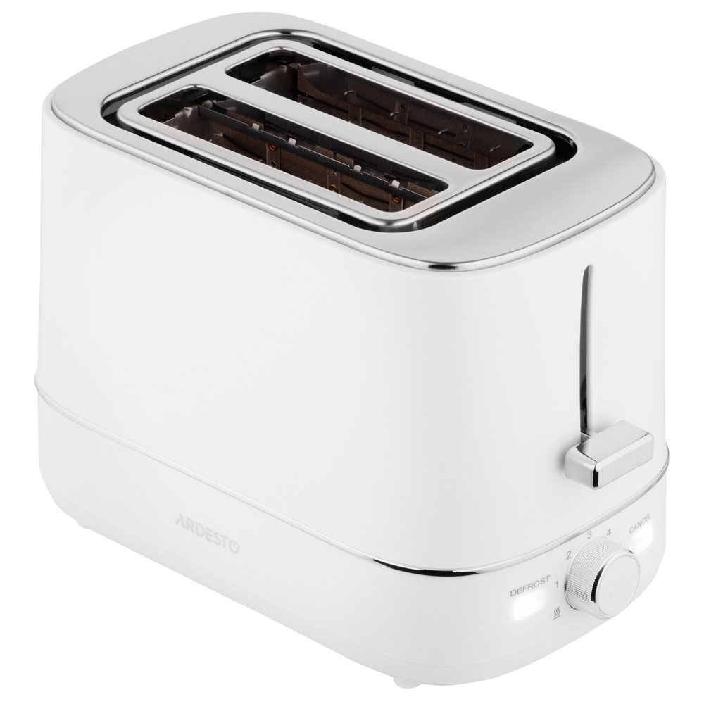 Toaster Ardesto T-F450W Timeless Elegance, 800W, White