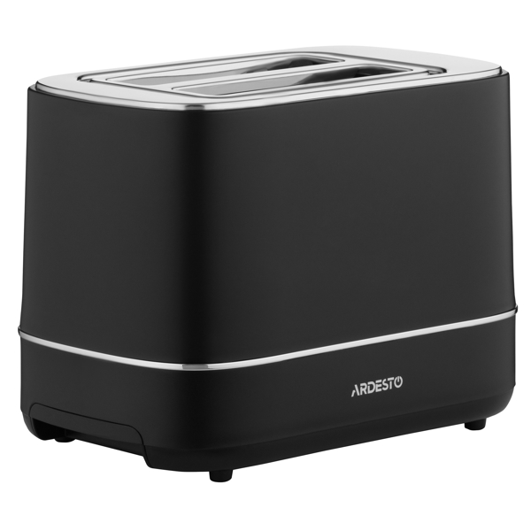 ტოსტერი Ardesto T-F450B Timeless Elegance, 800W, Toaster, Black