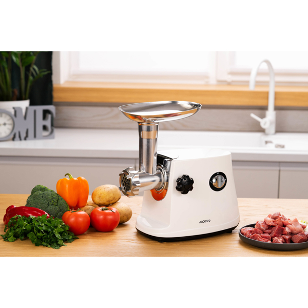 ხორცსაკეპი Ardesto MGA-1750R, 1600W, Meat Grinder, Black/Silver