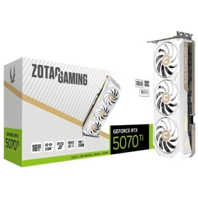 ვიდეო დაფა Zotac ZT-B50710Q2-10P SOLID Core OC, GeForce RTX5070Ti, 16GB, 256bit, HDMI, DP, White