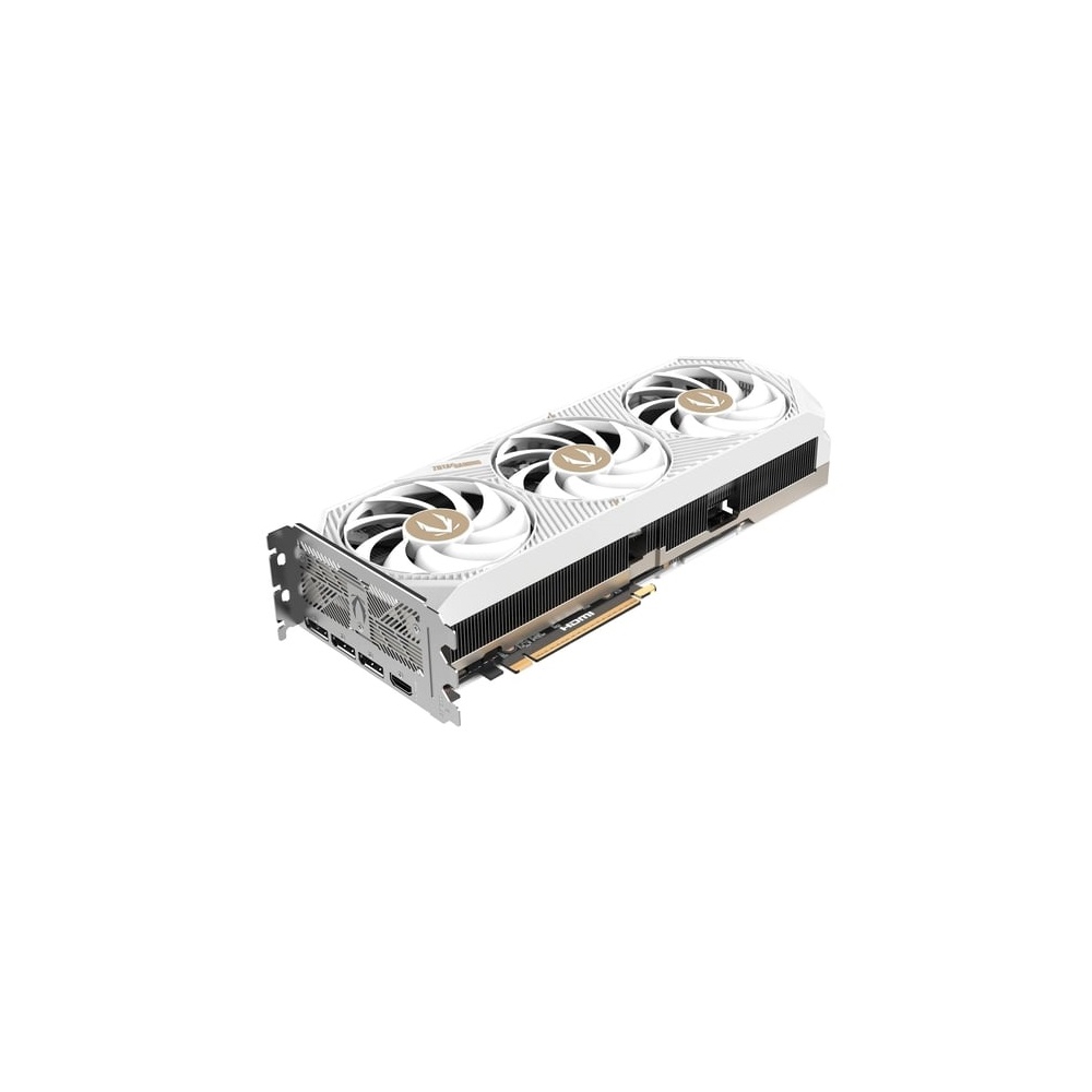 Graphic Card Zotac ZT-B50710Q2-10P SOLID Core OC, GeForce RTX5070Ti, 16GB, 256bit, HDMI, DP, White