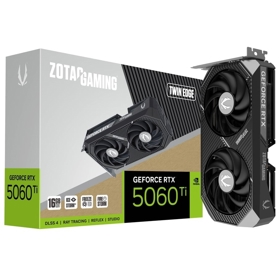 ვიდეო დაფა Zotac ZT-B50620E-10M Twin Edge, GeForce RTX5060Ti, 16GB, 128bit, HDMI, DP, Black