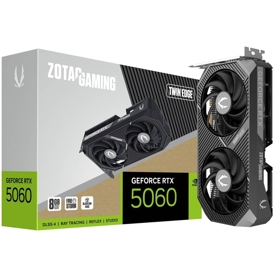 ვიდეო დაფა Zotac ZT-B50600E-10M Twin Edge, GeForce RTX5060, 8GB, 128bit, HDMI, DP, Black