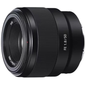 ფოტოაპარატის ლინზა Sony SEL50F18F.SYX, F1.8, Lens, Black
