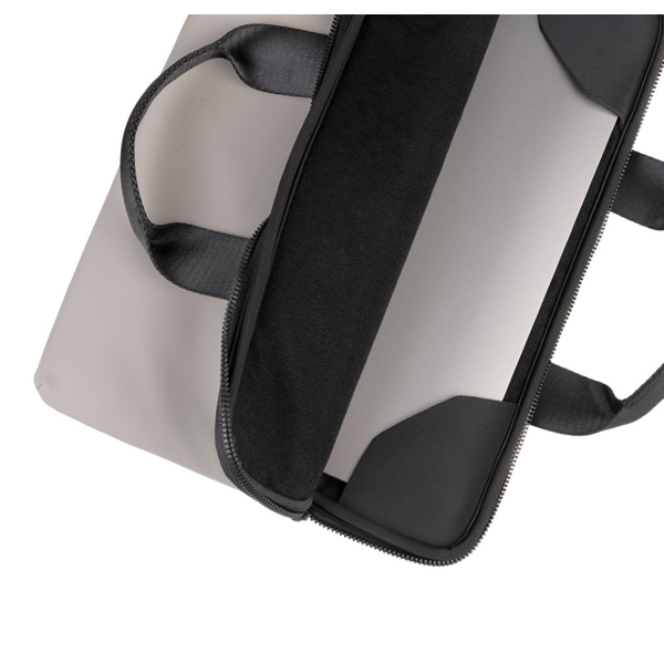 ნოუთბუქის ჩანთა Tucano BSGOM1314-G GOMMO SUPER SLIM, 14", Laptop Bag, Grey