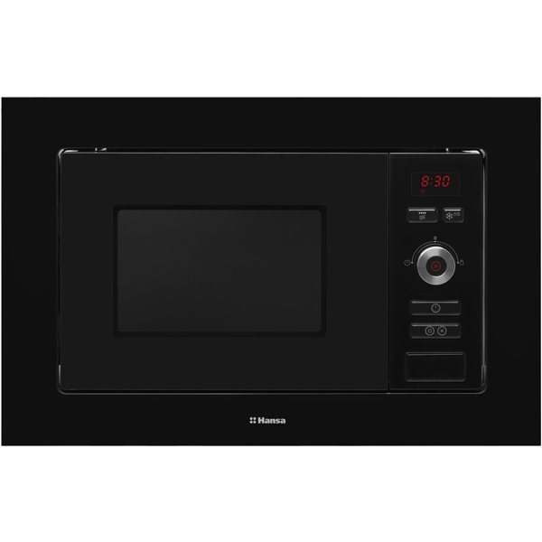 ჩასაშენებელი მიკროტალღური ღუმელი Hansa AMM20BESH, 800W, 20L, Built-in Microwave Oven, Black