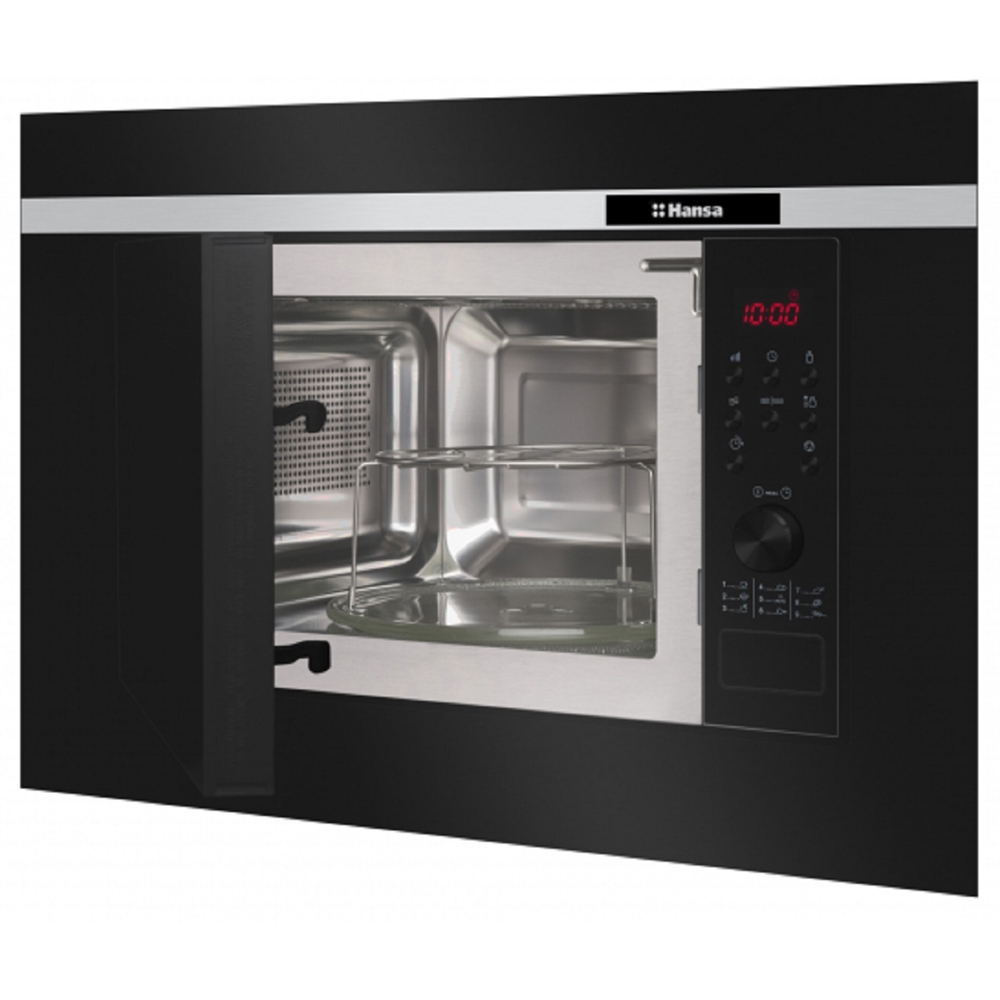 ჩასაშენებელი მიკროტალღური ღუმელი Hansa AMG20BFH, 700W, 20L, Built-in Microwave Oven, Black