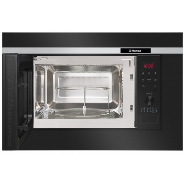 ჩასაშენებელი მიკროტალღური ღუმელი Hansa AMG20BFH, 700W, 20L, Built-in Microwave Oven, Black